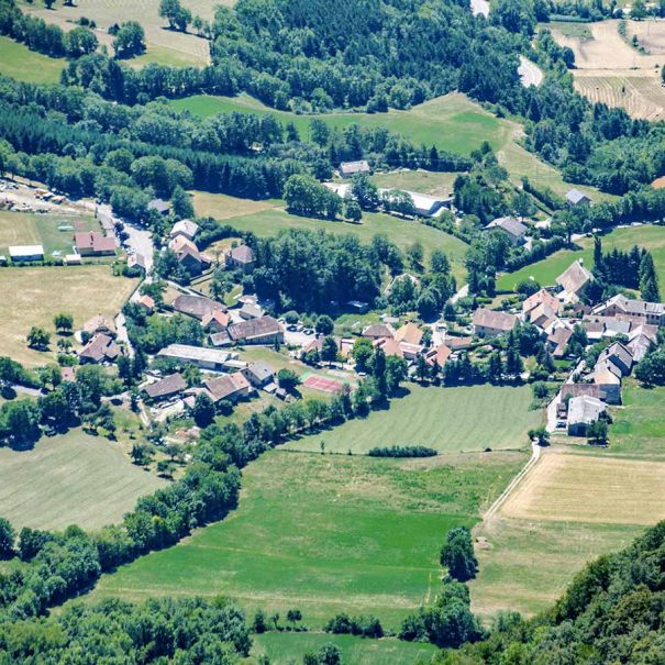 Vue sur le village