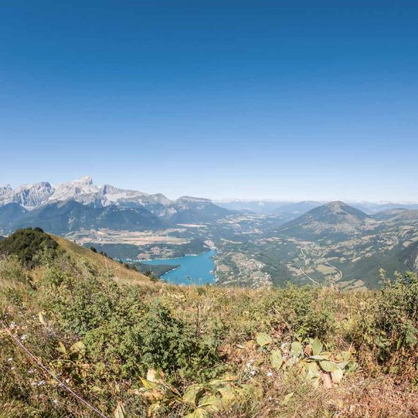Vue sur le Lac du Sautet